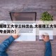 【太原理工大学工科怎么,太原理工大学各学院各专业简介】