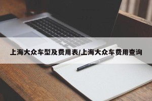 上海大众车型及费用表/上海大众车费用查询